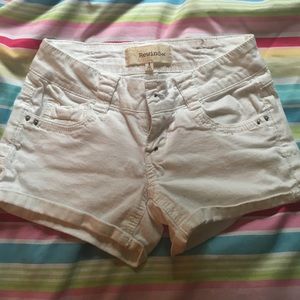Juniors white shorts