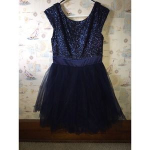 Torrid Navy Blue homecoming dress size 7