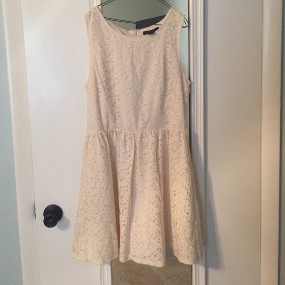 Ivory lace dress