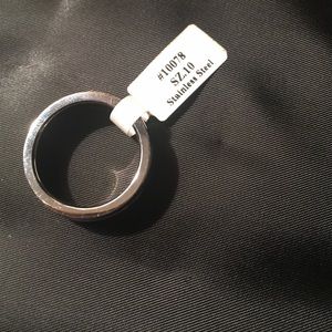 Men size 10 silver band