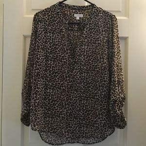 Leopard print blouse