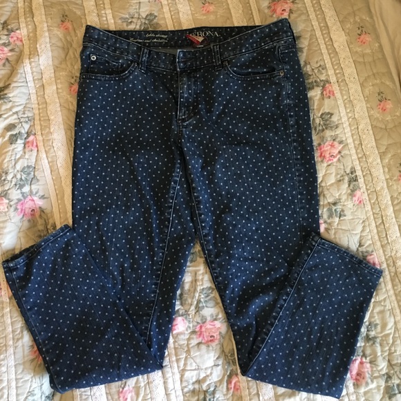 Merona Ankle Skinny Polka Dot Jeans