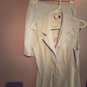 MANDEE SLEEVELESS BLOUSE AND SKIRT SET