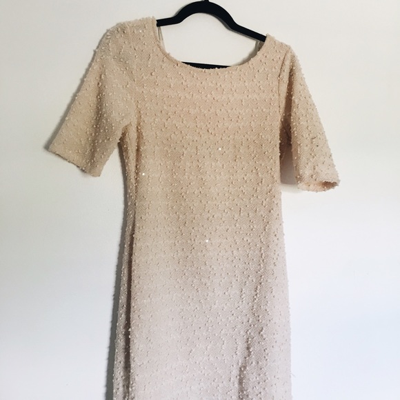 Sparkly stretchy body con dress