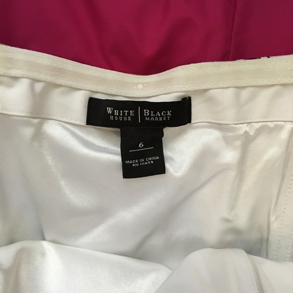 WHBM Strapless Floral A-line Dress - Picture 4 of 4