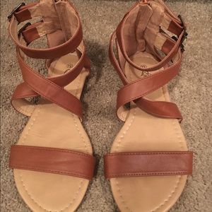 Tan Gladiator Sandals