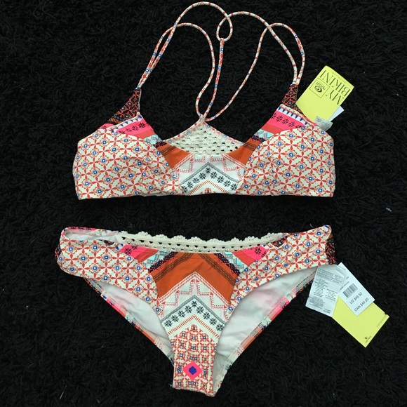 Rip Curl Other - BNWT Rip Curl Crochet Bathing Suit