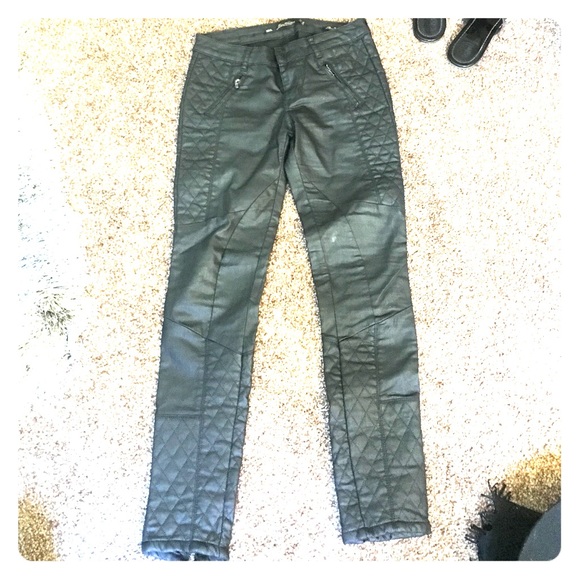 Zara leather pants