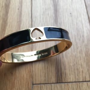 Kate spade black & gold bangle