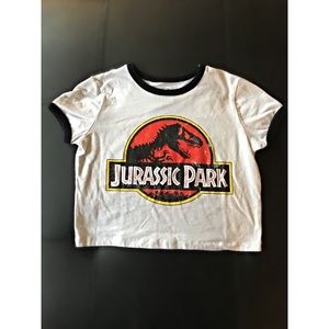 Jurassic Park Crop Top