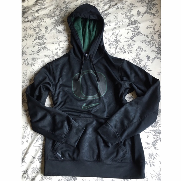 Mens Oregon Ducks Nike Therma-Fit Hoodie