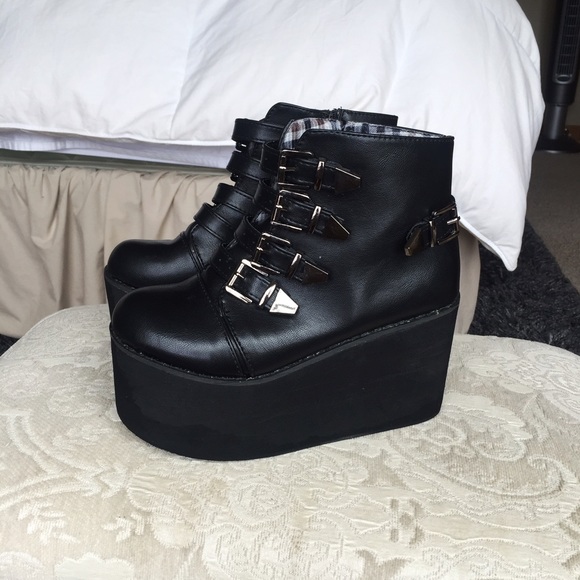 Black Platform Boots
