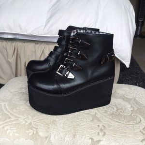 Black Platform Boots