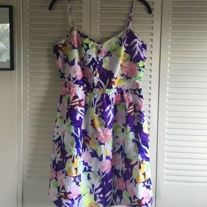 J.Crew factory floral printed dress.
