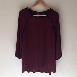 Romantic Burgundy Tunic