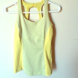 Lululemon yellow top