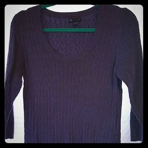 Scoop neck sweater