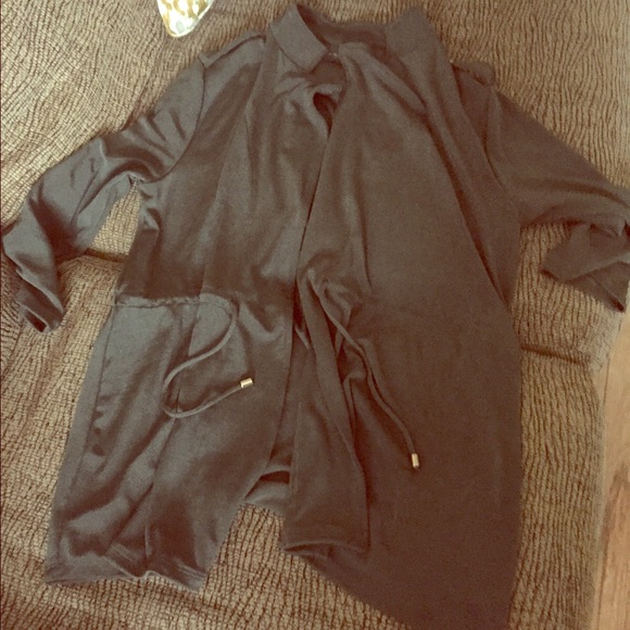 Chicos Army Green Utility Jacket