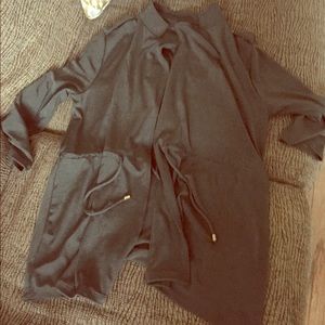 Chicos Army Green Utility Jacket