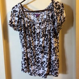 Cheetah print soft dressy shirt