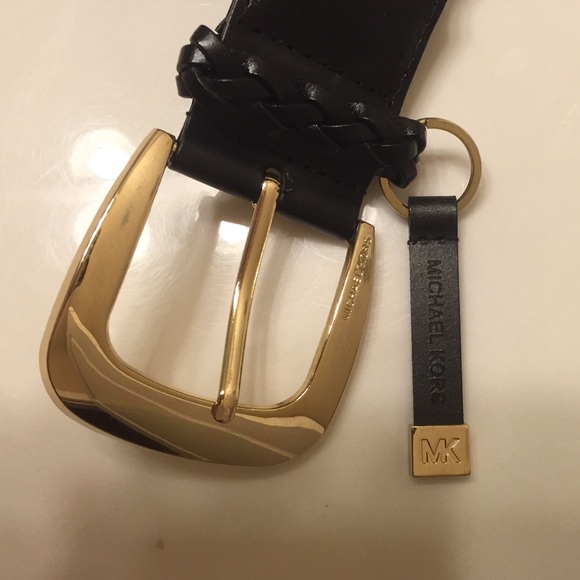 Black & Gold Michael Kors Belt