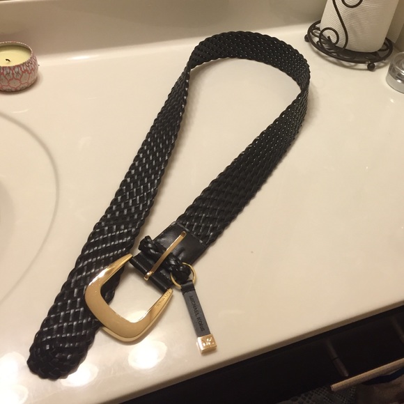 Black & Gold Michael Kors Belt