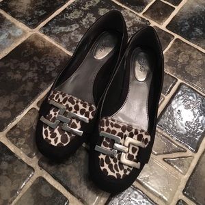 Alfani flats black suede