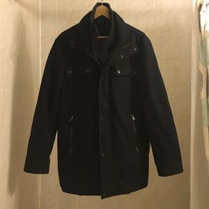 Calvin Klein Wool Men's Peacoat