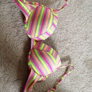 Neon soft TShirt feel bikini top