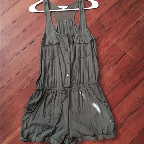 Olive green American Eagle romper