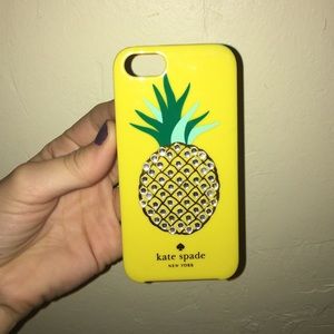 LATE SPADE iPhone 5 pineapple case