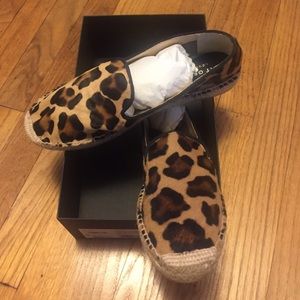 Brand New Pony Hair Leopard Flats - Kurt Geiger !