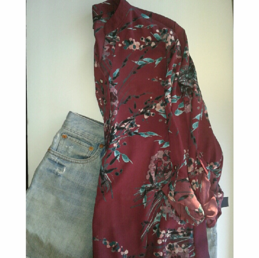 Floral High-Low Tunic