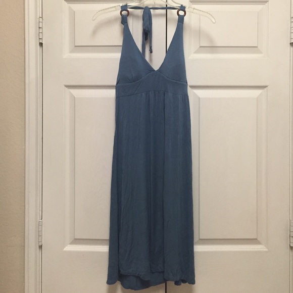 🍾HP 2/25🍾 Cornflower Blue Halter Tie Dress