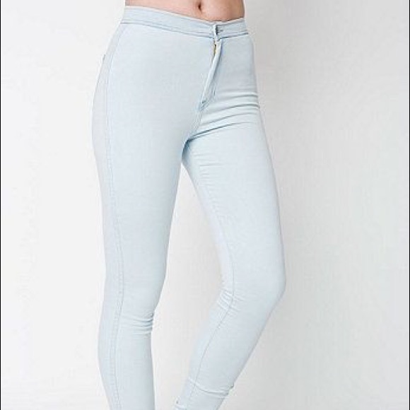 American apparel light jeans