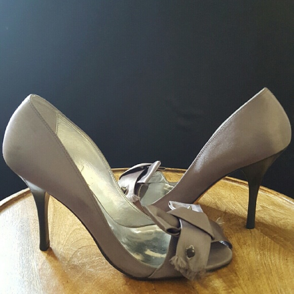 Report Signature Peep Toe Heels Dress Pumps