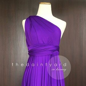Purple Convertible Dress