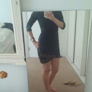 Little Black Dress w lace detail