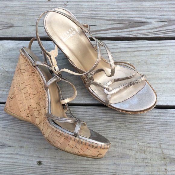 Stuart Weitzman Shoes - Stuart Weitzman Cork Wedges