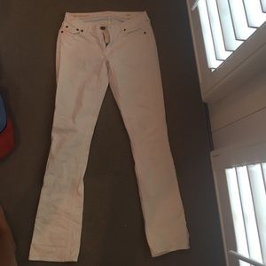 Jcrew white matchstick jeans size 29