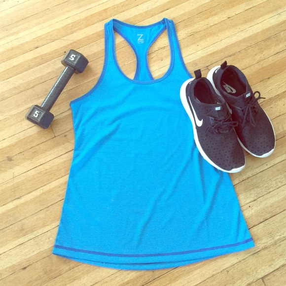 Zella Workout Yoga Tank Top. XS Blue. New