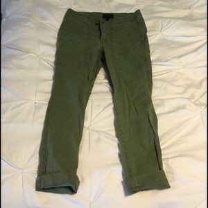 Army Green J. Crew Pants