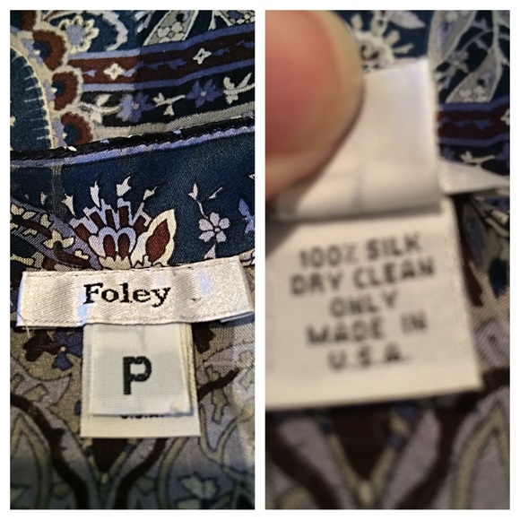 SALE❗️100% Silk Top Small/Petite - Picture 4 of 4