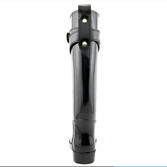 Coach black rain boots - Picture 3 of 7