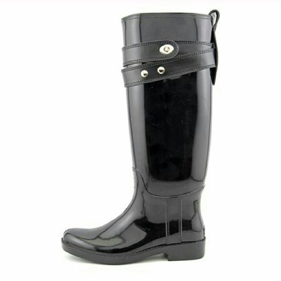 Coach black rain boots - Picture 2 of 7