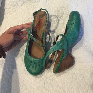 Green Miz Mooz 2.5 Heel. Nordstrom purchase.