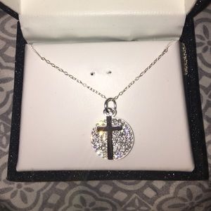 Crystal Cross Necklace