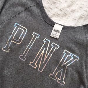 Victoria's Secret Pink Grey Pullover