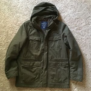 American Eagle military style coat