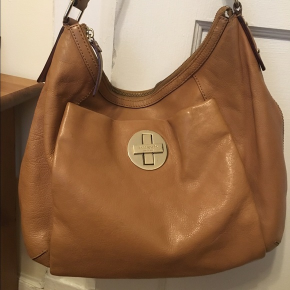 Cute tan leather Kate Spade bag